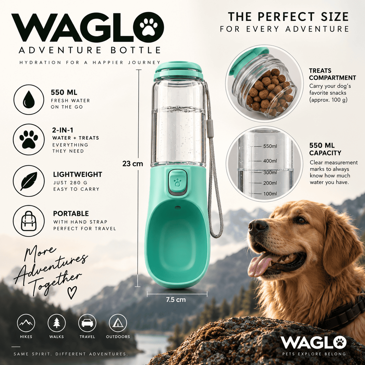 WAGLO™ Adventure Bottle
